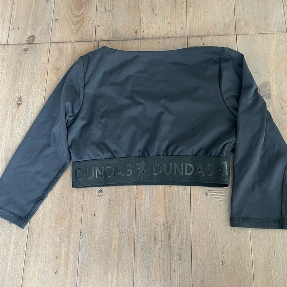 Dundas noor crop long sleeve sports top NWT - Picture 4 of 6